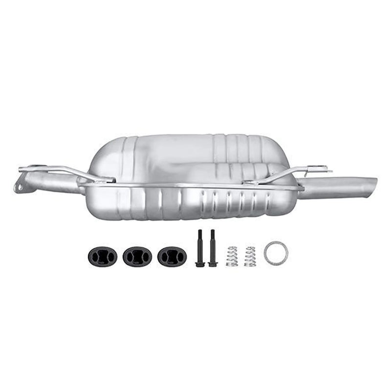 Hella End Silencer Rear fits Opel Astra G 1998-2005 1.8 2.0