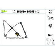 Valeo Electric Window Regulator Lifter Left Front 852580