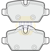 NAPA Rear Brake Pad Set fits Mini Mini Countryman 2010-2016
