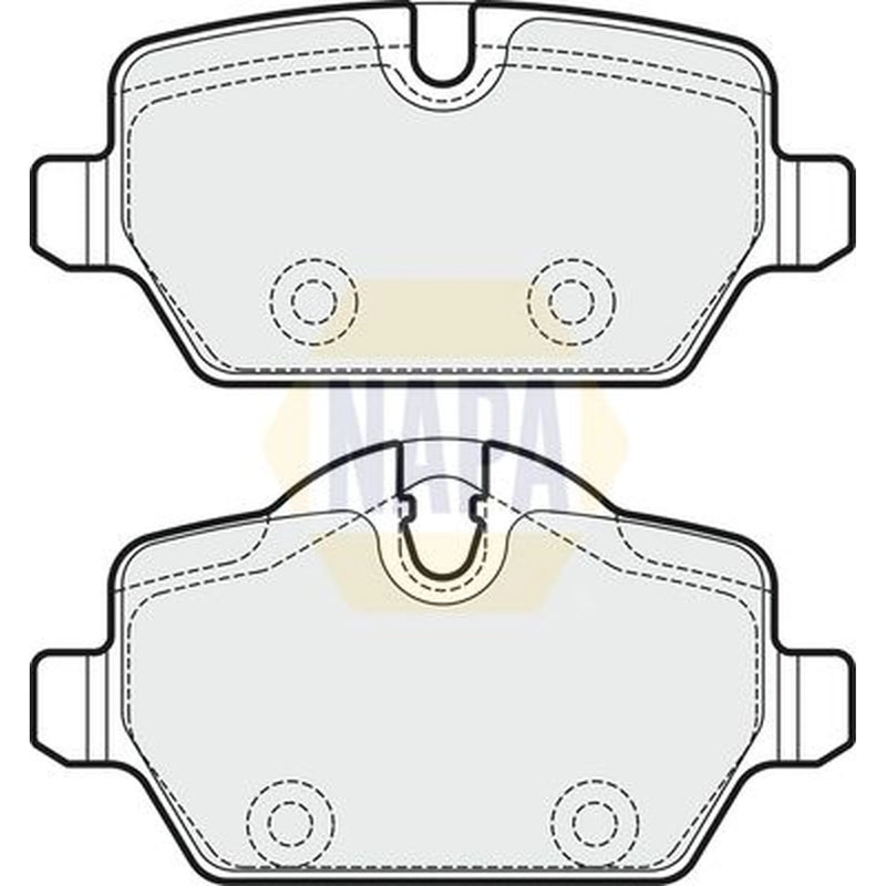 NAPA Rear Brake Pad Set fits Mini Mini Countryman 2010-2016