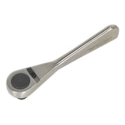 Sealey Bit Driver Ratchet Micro 1/4"Hex Stainless Steel AK6961 Sealey - Dynamic Drive