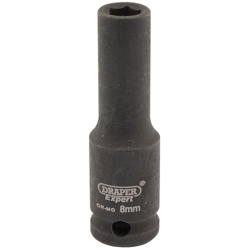 Draper Expert HI-TORQ 6 Point Deep Impact Socket, 3/8" Sq. Dr., 8mm Draper - Dynamic Drive