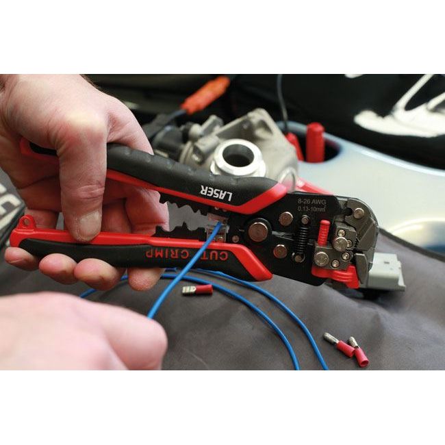 Laser Automatic Wire Stripper With Voltage Detector 7729 Laser - Dynamic Drive