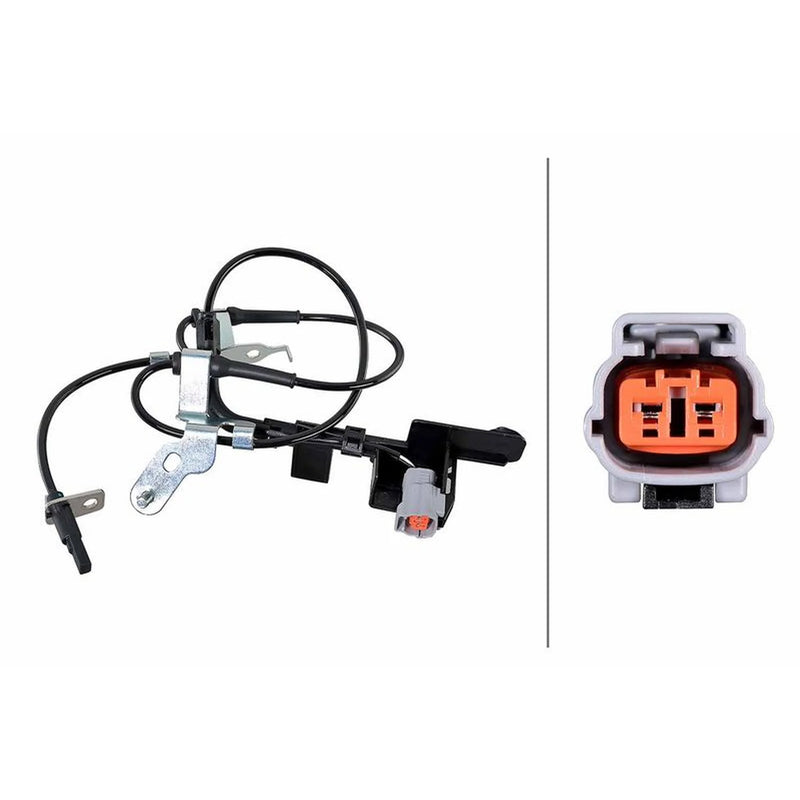 Hella ABS Wheel Speed Sensor Front Right fits Mazda 6 2007-2013 1.8 2.0 2.2 2.5