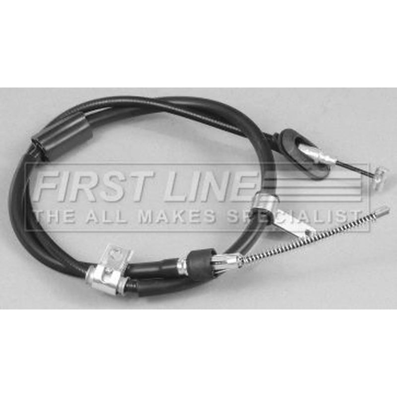 First Line Handbrake Cable Left Rear fits Suzuki Swift 1989-2005 1.0 1.3 1.6
