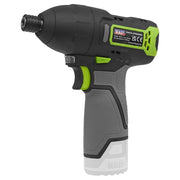 2 x SV10.8 Series Cordless Combi Drill & Impact Driver Kit 10.8V - 2 Batteries Sealey - Dynamic Drive