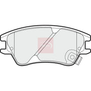 Apec Front Brake Pad Set fits Hyundai Amica / Atoz 1998-2000 1.0