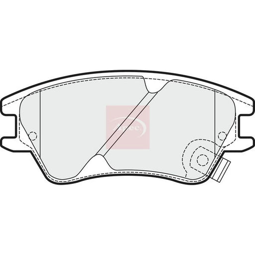 Apec Front Brake Pad Set PAD1474