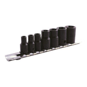 Laser Impact Star Socket Set 3/8"D, 1/4"D 7pc 0897 Laser - Dynamic Drive
