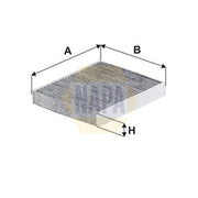 NAPA Cabin Air Filter (Pollen Filter) fits Suzuki S-Cross 2022 on 1.4 1.5