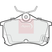 Apec Rear Brake Solid Discs & Pads fits Honda Accord VII 2003-2008 2.0 2.2 2.4