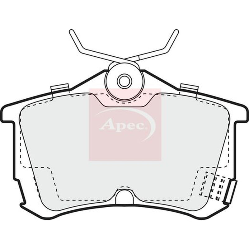 Apec Rear Brake Solid Discs & Pads fits Honda Accord VII 2003-2008 2.0 2.2 2.4
