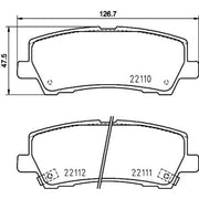Mintex Front & Rear Pads fits Ford Usa Mustang 2014-2023 2.3 3.7 5.0