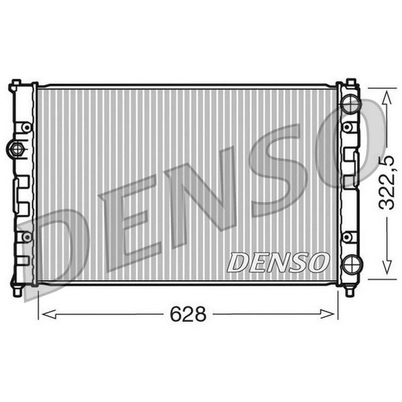 Denso Engine Radiator fits Seat Cordoba 1993-2009 1.6 1.8 1.9 2.0