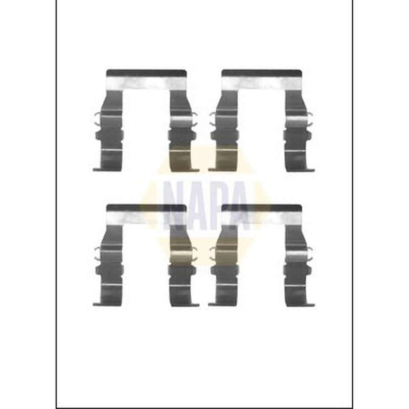 NAPA Brake Pad Accessory Fitting Kit Front fits Citroën C-Crosser 2007-2012