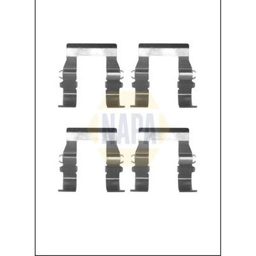 NAPA Brake Pad Accessory Fitting Kit Front fits Citroën C-Crosser 2007-2012