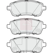 Apec Front Brake Pad Set fits Ford Fiesta 2010-2017 1.6
