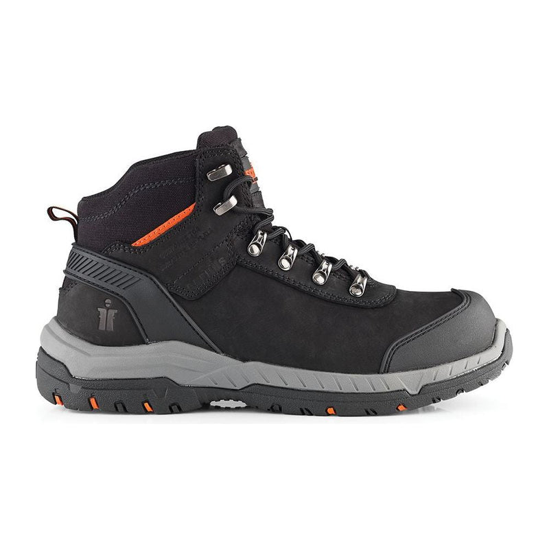 Scruffs Sabatan Safety Boots Black Size 8 / 42 Scruffs - Dynamic Drive