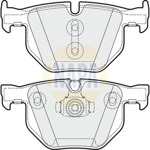 NAPA Rear Brake Pad Set NBP1391