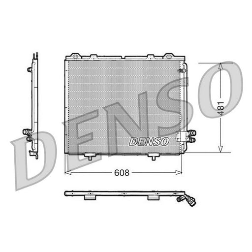 Denso Air Conditioning Condenser fits Mercedes-Benz E-Class 1995-2002
