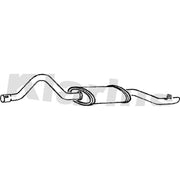 Klarius Box With Tail Pipe Rear fits Saab 900 1987-1993 2.0 2.1