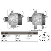Denso Car Alternator 12V DAN3028