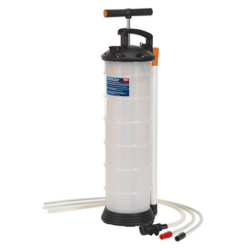 Sealey Vacuum Oil & Fluid Extractor Manual 6.5L TP69 Sealey - Dynamic Drive