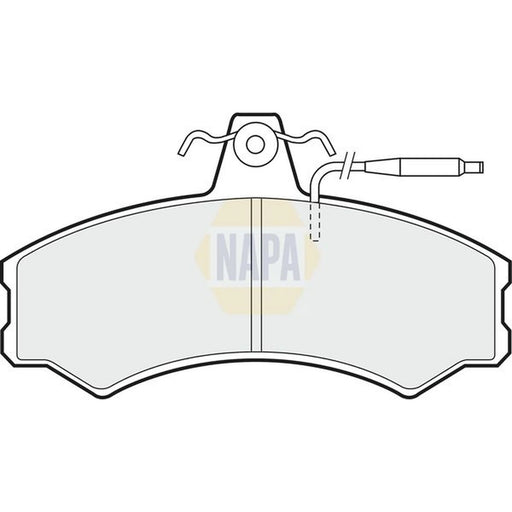 NAPA Front Brake Pad Set NBP1846