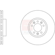Apec 2 x Front Brake Discs SDK6939-x2