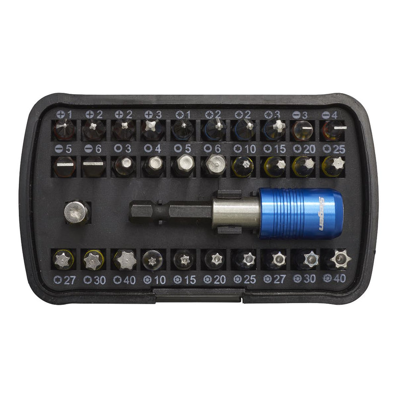 Sealey Power Tool Bit Set 32pc Colour-Coded S2 S01035 Siegen by Sealey - Dynamic Drive