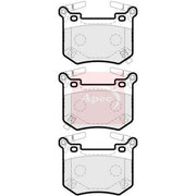 Apec Rear Brake Pad Set PAD2261