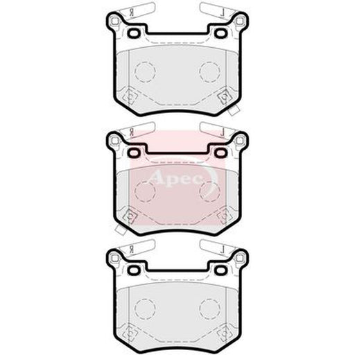 Apec Rear Brake Pad Set fits Genesis G70 2021 on 2.0 2.2