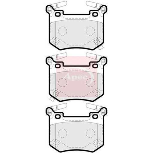 Apec Rear Brake Pad Set PAD2261