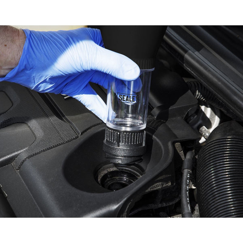 Sealey Engine Oil Funnel Set 5pc Audi Seat Skoda & Volkswagen VS7105 Sealey - Dynamic Drive