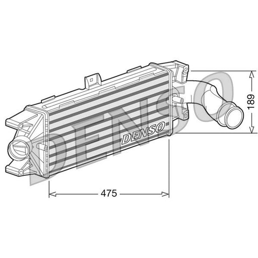 Denso Intercooler (Charge Air Cooler) fits Iveco Daily IV 2007-2011