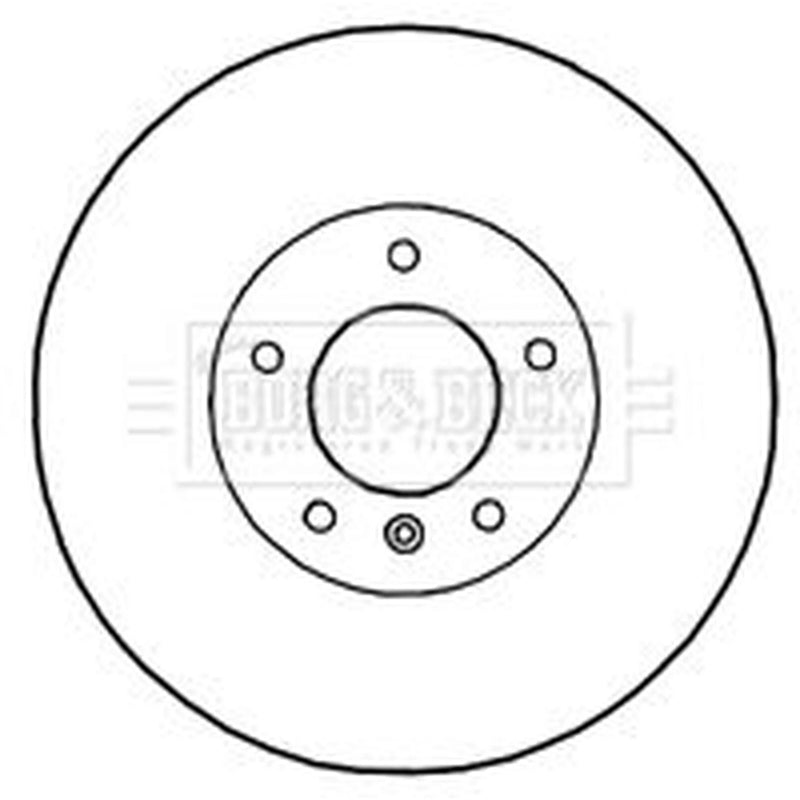 Borg & Beck Front Vented & Rear Vented Brake Discs & Pads fits BMW 3 2004-2012