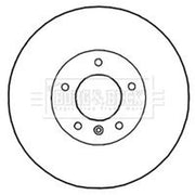 Borg & Beck Front Vented & Rear Vented Brake Discs & Pads fits BMW 3 2004-2013