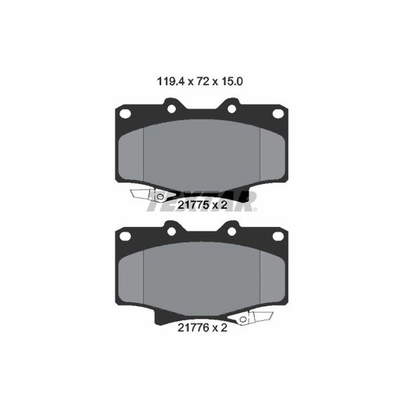 Textar Front Brake Pad Set 2177501