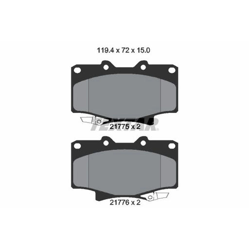 Textar Front Brake Pad Set 2177501