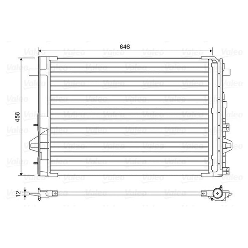 Valeo Air Conditioning Condenser 814035