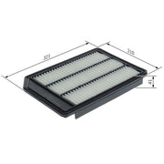 Bosch Engine Air Filter fits Suzuki Kizashi 2010 on 2.4