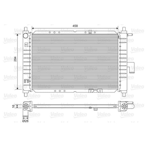 Valeo Engine Radiator 734251