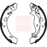Apec Brake Shoe Set Axle Kit fits Ford Fiesta 2010-2017 1.6