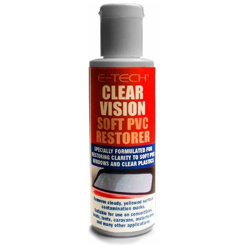 Clear Vision Soft PVC Plastic Windows & Surface Restorer Cleaner Polish E-Tech  - Dynamic Drive