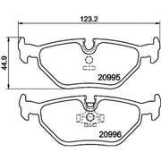 Mintex Rear Brake Pad Set MDB1369