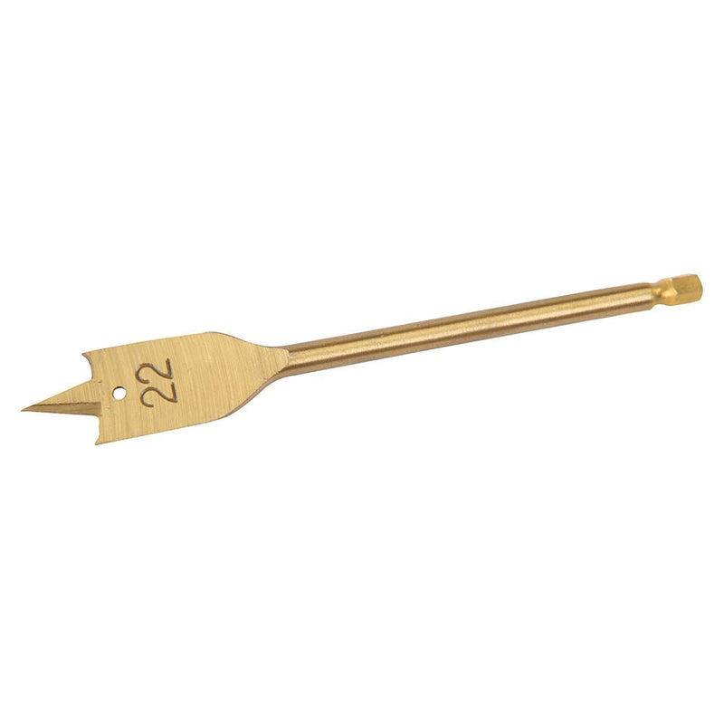 Silverline Titanium-Coated Flat Bit 22mm Silverline - Dynamic Drive