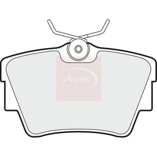 Apec Rear Brake Pad Set PAD1279