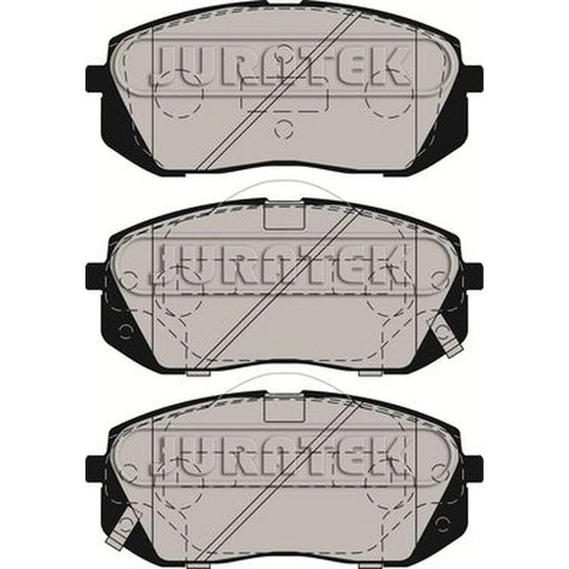 Juratek Front Brake Vented Discs & Pads fits Hyundai Kona 2017-2023 1.0 1.6