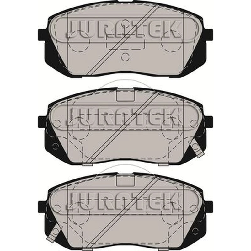Juratek Front & Rear Brake Discs & Pads fits Hyundai Kona 2017-2023 1.0 1.6