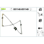 Valeo Electric Window Regulator Lifter Left Front 851148